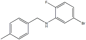 (5-bromo-2-fluorophenyl)(4-methylphenyl)methylamine Struktur