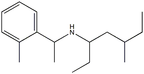 (5-methylheptan-3-yl)[1-(2-methylphenyl)ethyl]amine Struktur