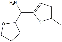 (5-methylthiophen-2-yl)(oxolan-2-yl)methanamine Struktur