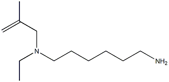 (6-aminohexyl)(ethyl)(2-methylprop-2-en-1-yl)amine Struktur