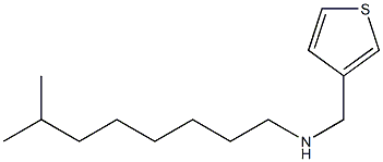 (7-methyloctyl)(thiophen-3-ylmethyl)amine Struktur