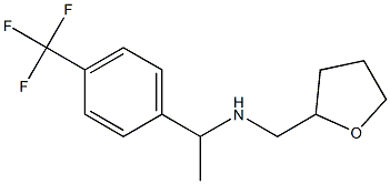 (oxolan-2-ylmethyl)({1-[4-(trifluoromethyl)phenyl]ethyl})amine Struktur