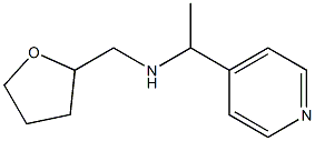 (oxolan-2-ylmethyl)[1-(pyridin-4-yl)ethyl]amine Struktur