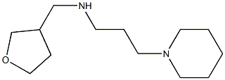 (oxolan-3-ylmethyl)[3-(piperidin-1-yl)propyl]amine Struktur