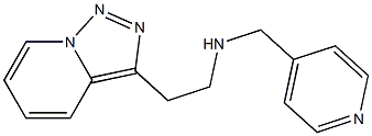 (pyridin-4-ylmethyl)(2-{[1,2,4]triazolo[3,4-a]pyridin-3-yl}ethyl)amine Struktur