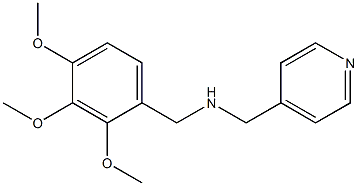 (pyridin-4-ylmethyl)[(2,3,4-trimethoxyphenyl)methyl]amine Struktur