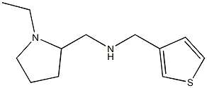 [(1-ethylpyrrolidin-2-yl)methyl](thiophen-3-ylmethyl)amine Struktur