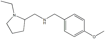 [(1-ethylpyrrolidin-2-yl)methyl][(4-methoxyphenyl)methyl]amine Struktur