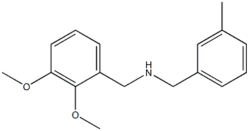 [(2,3-dimethoxyphenyl)methyl][(3-methylphenyl)methyl]amine Struktur