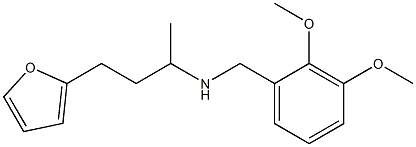 [(2,3-dimethoxyphenyl)methyl][4-(furan-2-yl)butan-2-yl]amine Struktur