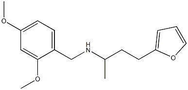 [(2,4-dimethoxyphenyl)methyl][4-(furan-2-yl)butan-2-yl]amine Struktur