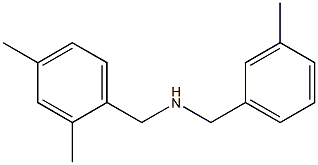 [(2,4-dimethylphenyl)methyl][(3-methylphenyl)methyl]amine Struktur