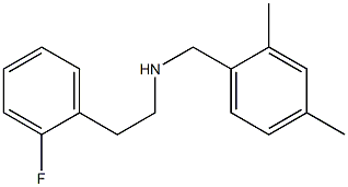 [(2,4-dimethylphenyl)methyl][2-(2-fluorophenyl)ethyl]amine Struktur