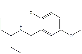 [(2,5-dimethoxyphenyl)methyl](pentan-3-yl)amine Struktur