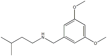 [(3,5-dimethoxyphenyl)methyl](3-methylbutyl)amine Struktur