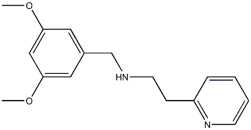 [(3,5-dimethoxyphenyl)methyl][2-(pyridin-2-yl)ethyl]amine Struktur