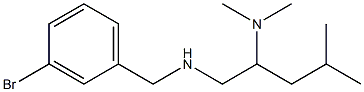 [(3-bromophenyl)methyl][2-(dimethylamino)-4-methylpentyl]amine Struktur