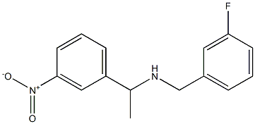 [(3-fluorophenyl)methyl][1-(3-nitrophenyl)ethyl]amine Struktur