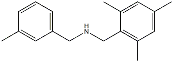 [(3-methylphenyl)methyl][(2,4,6-trimethylphenyl)methyl]amine Struktur