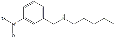 [(3-nitrophenyl)methyl](pentyl)amine Struktur