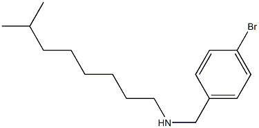 [(4-bromophenyl)methyl](7-methyloctyl)amine Struktur