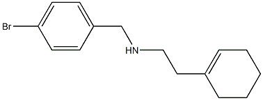 [(4-bromophenyl)methyl][2-(cyclohex-1-en-1-yl)ethyl]amine Struktur