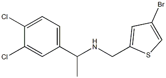 [(4-bromothiophen-2-yl)methyl][1-(3,4-dichlorophenyl)ethyl]amine Struktur