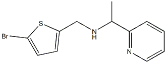 [(5-bromothiophen-2-yl)methyl][1-(pyridin-2-yl)ethyl]amine Struktur