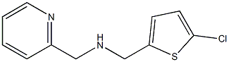 [(5-chlorothiophen-2-yl)methyl](pyridin-2-ylmethyl)amine Struktur