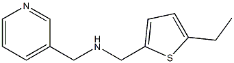 [(5-ethylthiophen-2-yl)methyl](pyridin-3-ylmethyl)amine Struktur