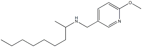 [(6-methoxypyridin-3-yl)methyl](nonan-2-yl)amine Struktur