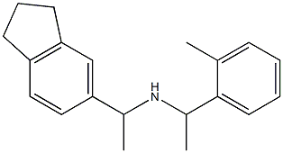 [1-(2,3-dihydro-1H-inden-5-yl)ethyl][1-(2-methylphenyl)ethyl]amine Struktur