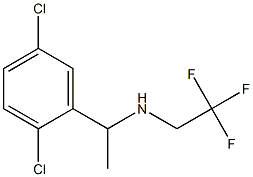 [1-(2,5-dichlorophenyl)ethyl](2,2,2-trifluoroethyl)amine Struktur