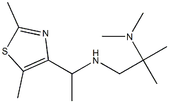 [1-(2,5-dimethyl-1,3-thiazol-4-yl)ethyl][2-(dimethylamino)-2-methylpropyl]amine Struktur