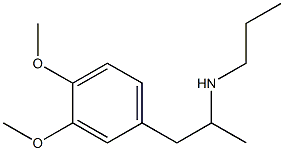 [1-(3,4-dimethoxyphenyl)propan-2-yl](propyl)amine Struktur