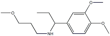 [1-(3,4-dimethoxyphenyl)propyl](3-methoxypropyl)amine Struktur