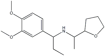 [1-(3,4-dimethoxyphenyl)propyl][1-(oxolan-2-yl)ethyl]amine Struktur