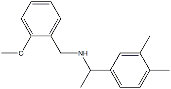 [1-(3,4-dimethylphenyl)ethyl][(2-methoxyphenyl)methyl]amine Struktur