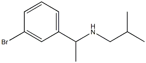 [1-(3-bromophenyl)ethyl](2-methylpropyl)amine Struktur