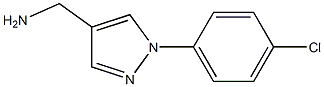 [1-(4-chlorophenyl)-1H-pyrazol-4-yl]methylamine Struktur