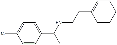 [1-(4-chlorophenyl)ethyl][2-(cyclohex-1-en-1-yl)ethyl]amine Struktur