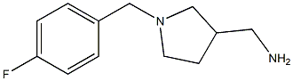 [1-(4-fluorobenzyl)pyrrolidin-3-yl]methylamine Struktur