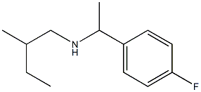 [1-(4-fluorophenyl)ethyl](2-methylbutyl)amine Struktur