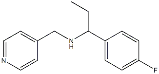 [1-(4-fluorophenyl)propyl](pyridin-4-ylmethyl)amine Struktur