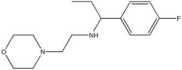 [1-(4-fluorophenyl)propyl][2-(morpholin-4-yl)ethyl]amine Struktur