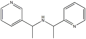 [1-(pyridin-2-yl)ethyl][1-(pyridin-3-yl)ethyl]amine Struktur