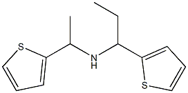 [1-(thiophen-2-yl)ethyl][1-(thiophen-2-yl)propyl]amine Struktur