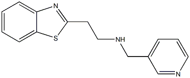 [2-(1,3-benzothiazol-2-yl)ethyl](pyridin-3-ylmethyl)amine Struktur