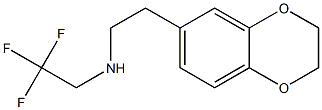 [2-(2,3-dihydro-1,4-benzodioxin-6-yl)ethyl](2,2,2-trifluoroethyl)amine Struktur