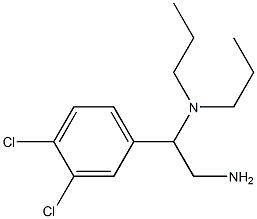 [2-amino-1-(3,4-dichlorophenyl)ethyl]dipropylamine Struktur